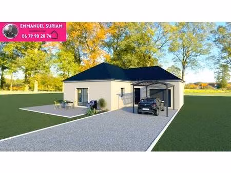 terrain avec maison neuve à vendre