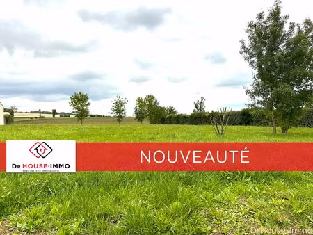 16140 la chapelle en exclusivité à vendre terrain à bâtir