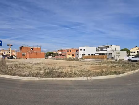 vente terrain à batir 420 m² à le barcares (66420)  226 000 €