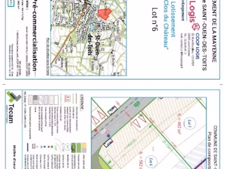 vente terrain 579 m² à saint-berthevin (53940)  70 000 €