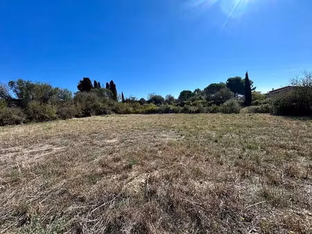 vente terrain à batir à villegailhenc (11600)  64 400 €