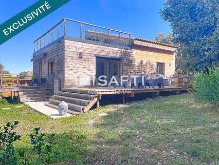 maison d’architecte contemporaine en bois-élégance confort et lumière sur 115m2 environs