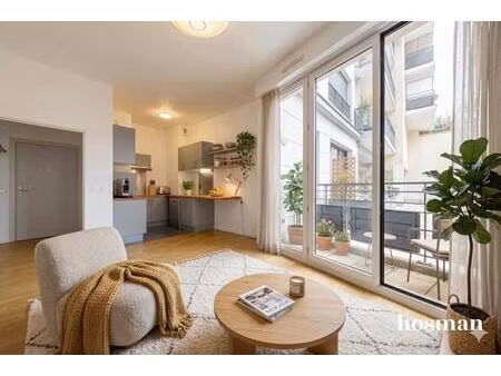 rdc - appartement 2 pièces lumineux avec balcon - rue de paris  boulogne-billancourt