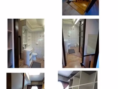 t2 duplex meublé  bon état  quartier résidentiel calme  chassieu-tarentelles  agrément lcl