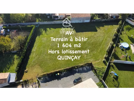 vente terrain à quinçay (86190)  79 000 €