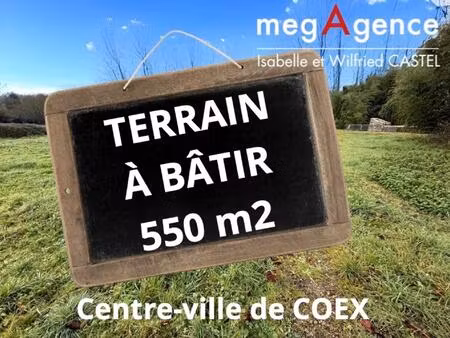 terrain à bâtir de 550 m2 environ proche centre ville !