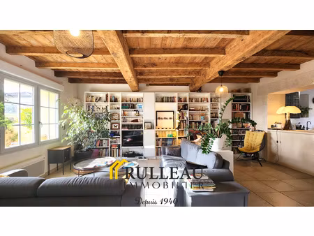 maison en pierre rénovée avec vue sur l'estuaire 128 m2 -