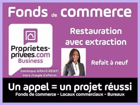 78400 chatou - restaurant  bar avec terrasse et licence iv