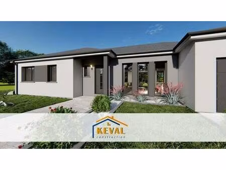 terrain avec maison neuve à vendre