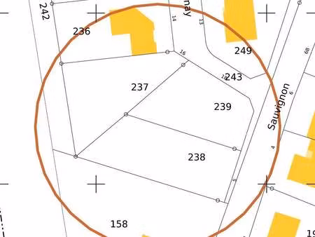 vente terrain à chavagnes (49380) : à vendre / 567m² chavagnes