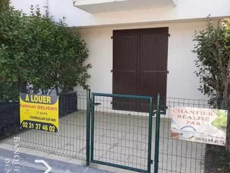 location appartement 1 pièce 14.8 m² à courseulles-sur-mer (14470)  322 €