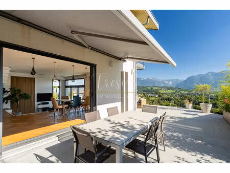 axe nord  annecy genève  villa contemporaine  vue époustouflante