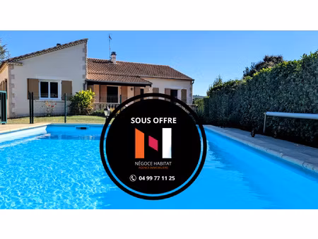 villa de plain pied piscine terrain 1115 m2