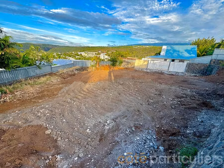 terrain viabilisé 500 m2 saint gilles les bains