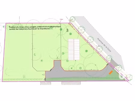 vente terrain à bâtir 626 m²