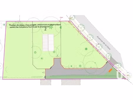 vente terrain à bâtir 729 m²
