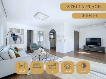 stella-plage charmante maison stellienne de plain-pied avec