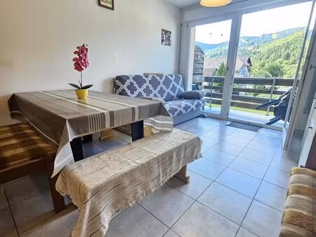 ventron - hautes-vosges - appartement f2 avec balcon et place de parking