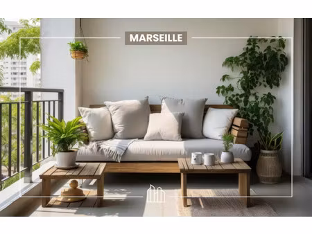 vente appartement neuf 2 pièces 46m2 marseille 15eme - 167042 € - surface privée