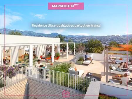 vente appartement neuf 1 pièces 18m2 marseille 13eme - 110820 € - surface privée