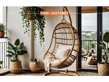 vente appartement neuf 3 pièces 64m2 pins-justaret - 235400 € - surface privée