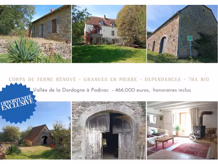 vente maison 9 pièces 270 m² padirac (46500)