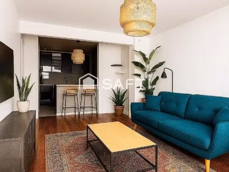 grand 2 pieces calme et lumineux aux abbesses