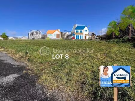 terrain constructible viabilisé à vendre