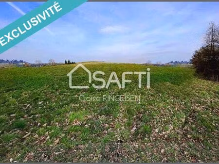 vente terrain 3251 m² rémering-lès-puttelange (57510)