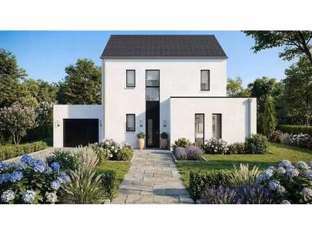 terrain avec maison neuve à vendre