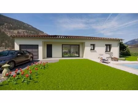 terrain avec maison neuve à vendre