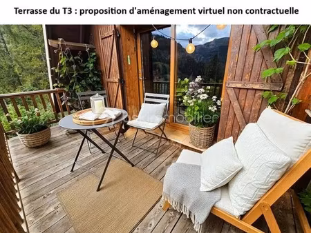 vente chalet 5 pièces 80 m² à allos (04260)  312 000 €