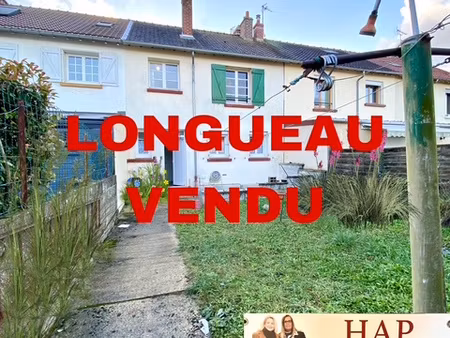 coeur de longueau pavillon avec garage  jardin et 3 chambres