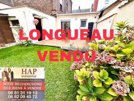 coeur de longueau maison de ville avec grand garage  4 chamb