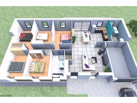 vente terrain 1510 m² à les bordes (36100)  39 500 €