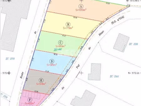 vente terrain 669 m² à olby (63210)  55 000 €