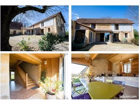 ensemble immobilier : grande maison  chambres d'hôtes  gîte  montignac lascaux sarlat péri