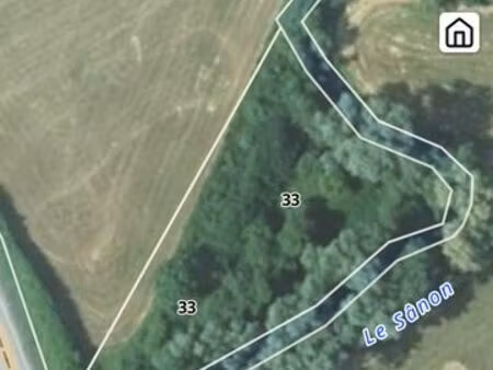 terrain bord d'eau 2880m2 avricourt