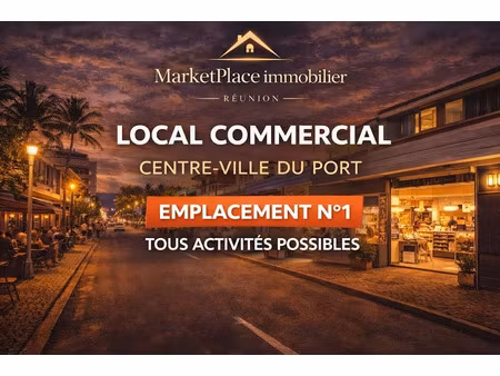 vente locaux professionnels 2 pièces 64 m² à le port (97420)  15 000 €
