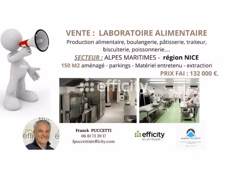 vente locaux professionnels 155 m² à drap (06340)  132 000 €