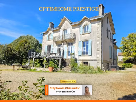 vente maison 10 pièces 268 m² à saint-amand-jartoudeix (23400)  475 000 €