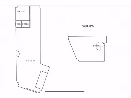 vente locaux professionnels 2 pièces 58 m² à bois-colombes (92270)  298 000 €