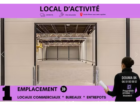 location locaux professionnels 1100 m² à montataire (60160)  8 750 €