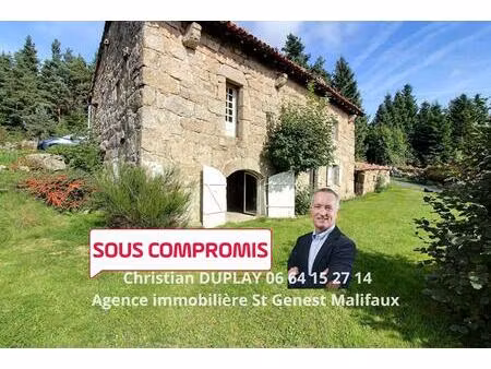 sous compromis saint pal de mons 43620 rare à la vente exclusivite authentique fermette en