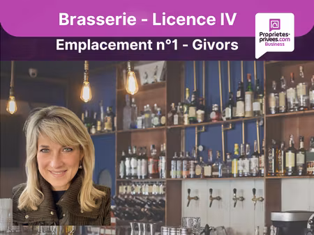 69700 givors - bar restaurant brasserie 54 couverts avec terrasse