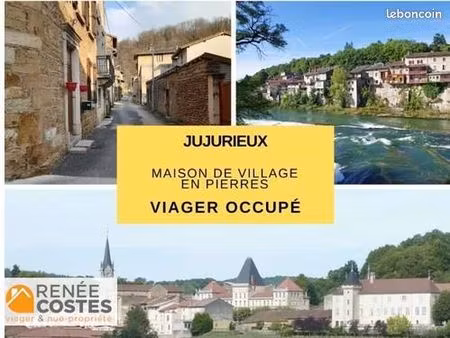 maison de village en viager 3 pièces 43 m²