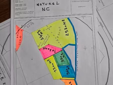 terrain de 10600 m2 à usage de loisirs