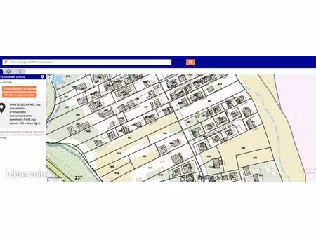 terrain sainte suzanne