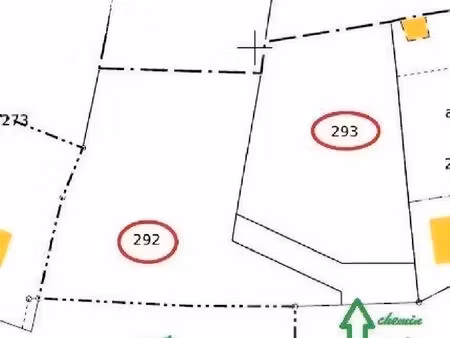 2 terrains à bâtir viabilisés – sans droit de passage – proche châteaudun (la chapelle-du-