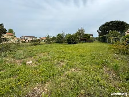 terrain viabilisé castelginest 866m² baisse de prix